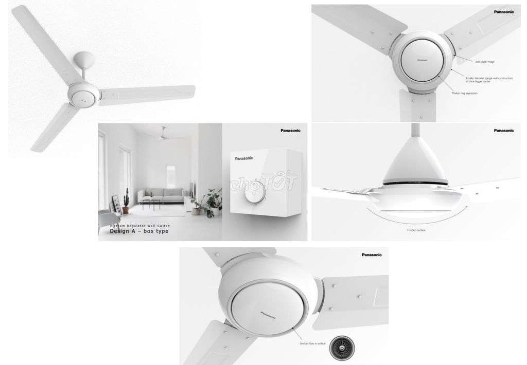 Quạt trần Panasonic giá rẻ- HÀNG MỚI. Mua bán Quạt tại Quận Tân Phú Tp Hồ Chí Minh được đăng bởi ĐOÀN VI NGUYÊN hình 1