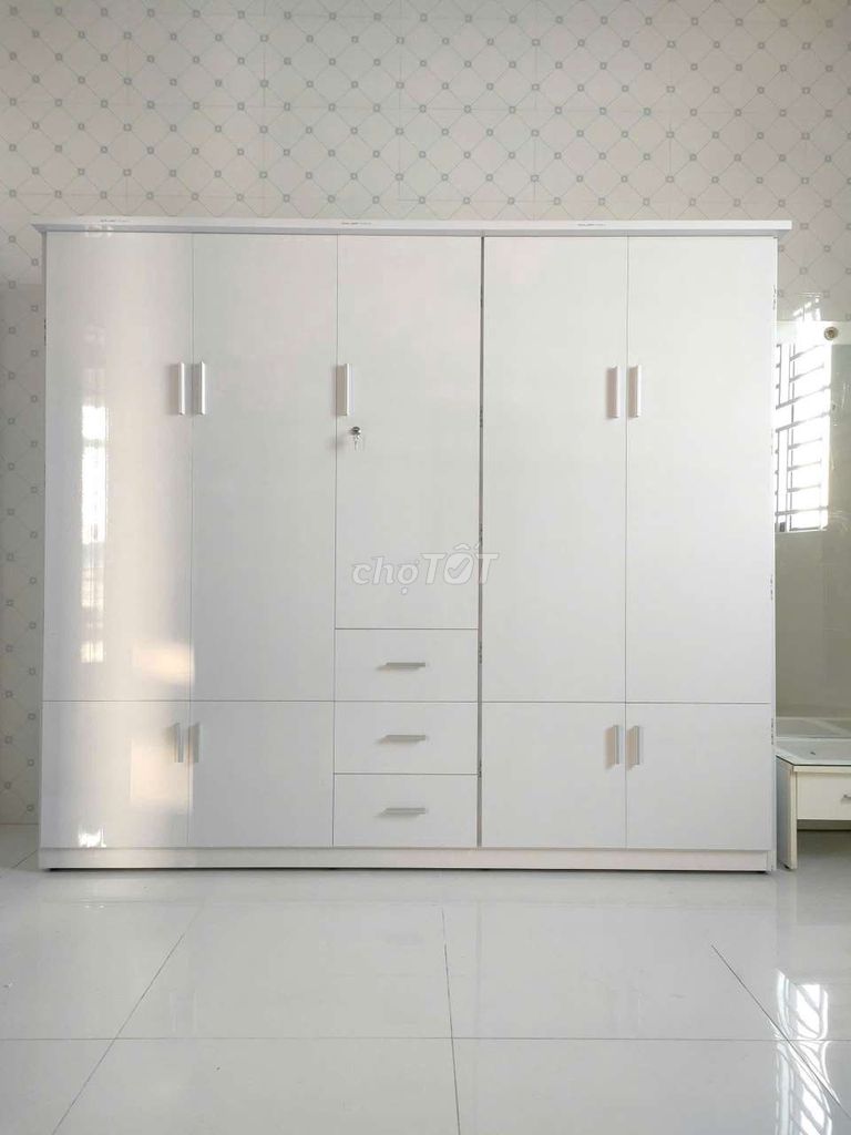 Tủ quần áo nhựa Đài Loan 5 cánh. Mua bán Tủ, kệ gia đình tại Quận Bình Thuỷ Cần Thơ được đăng bởi Nội thất nhựa cao cấp Vincoplast hình 1