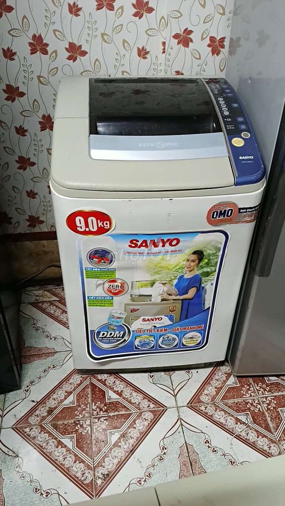 Máy giặt Sanyo ASW-U90VT 9.0kg cửa trên Trắng. Mua bán Máy giặt tại Quận Ngô Quyền Hải Phòng được đăng bởi ĐIỆN LẠNH 469 hình 1