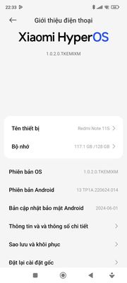 Cần ra đi máy đang sài ( redmi Note 11s ). Mua bán Điện thoại tại Huyện Long Thành Đồng Nai được đăng bởi Phú Nguyễn