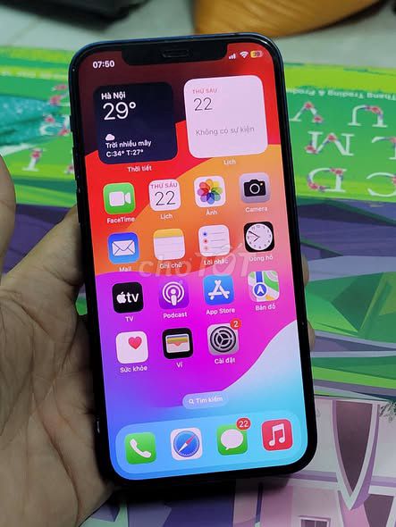 Apple iPhone 12 128GB Xanh Đã dùng. Mua bán Điện thoại tại Quận Tân Bình Tp Hồ Chí Minh được đăng bởi Hội Đồ Điện Tử hình 1