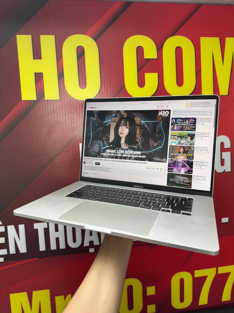 Apple MacBook Pro 2019 i7 16 inch 16GB/512GB Bạc. Mua bán Laptop tại Quận Đống Đa Hà Nội được đăng bởi HQ Computer Chùa Láng hình 1