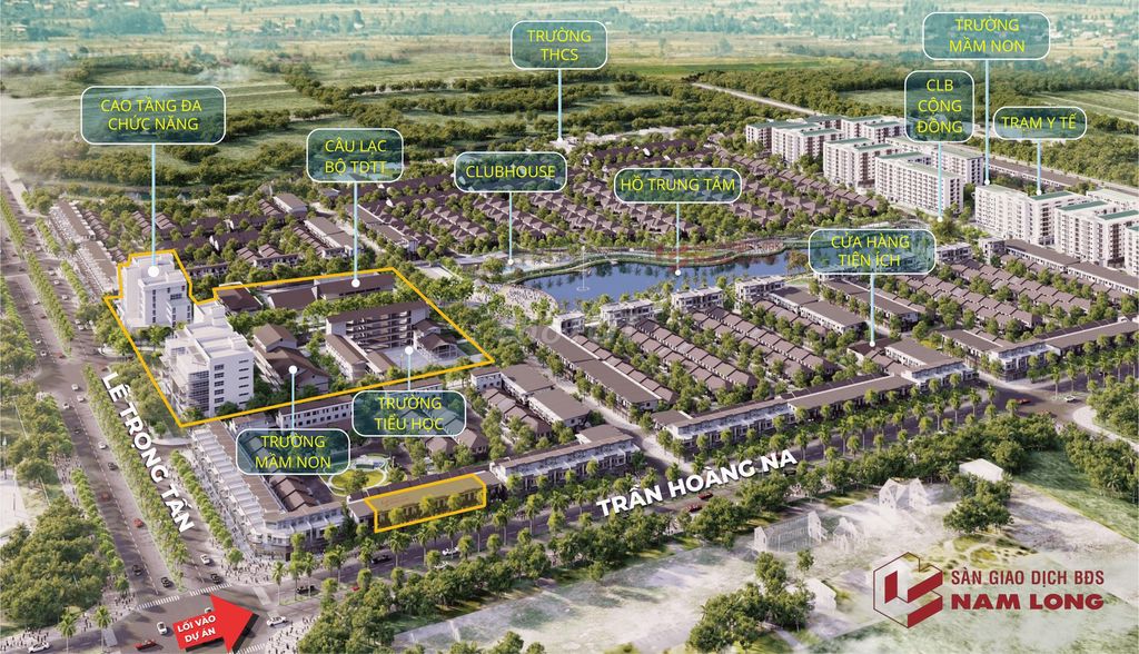 NHÀ PHỐ MẶT TIỀN TRẦN HOÀNG NA - NAM LONG 2 CẦN THƠ