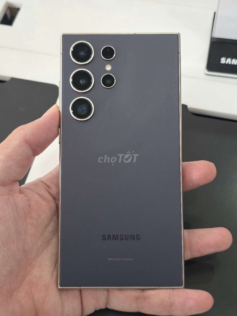 Samsung S24 Ultra 256GB Titan tím 2 sim. Mua bán Điện thoại tại Quận 8 Tp Hồ Chí Minh được đăng bởi Thanh Tùng hình 1