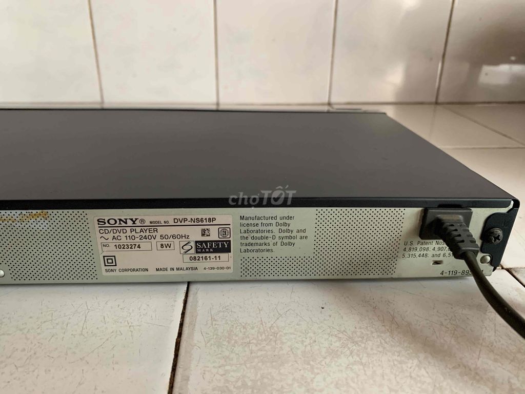 Đầu đĩa dvd Sony model DVP-NS618P