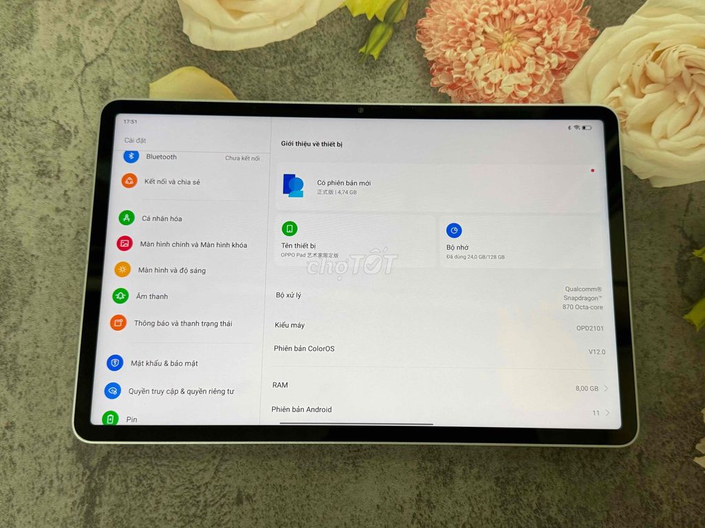 OPPO Pad Artist Limited Edition 8/128Gb siêu đẹp. Mua bán Máy tính bảng tại Quận Thanh Khê Đà Nẵng được đăng bởi Bèo Mobile Store hình 3