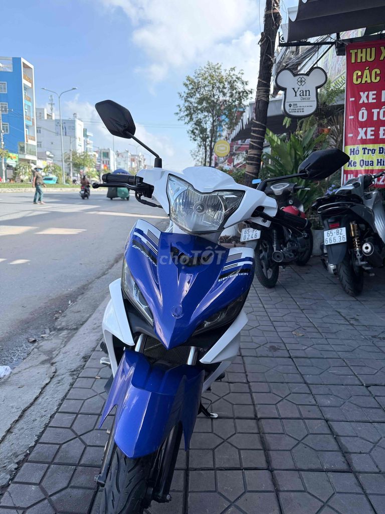 Yamaha Exciter 135 2014 Trắng Xanh. Mua bán Xe máy tại Quận Ninh Kiều Cần Thơ được đăng bởi Cửa hàng Hoà Hiệp II  hình 2