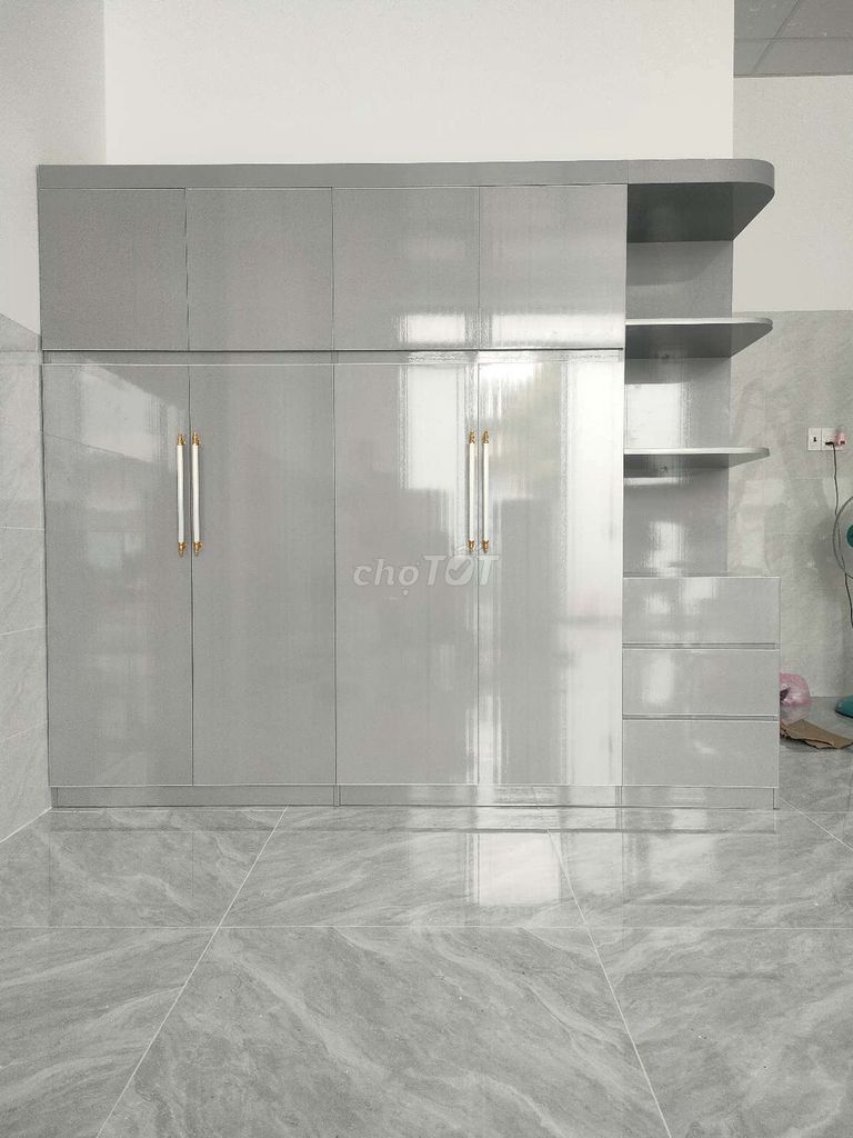 Tủ quần áo Nhựa Vincoplast Xám. Mua bán Tủ, kệ gia đình tại Quận Bình Thuỷ Cần Thơ được đăng bởi Nội thất nhựa cao cấp hình 1