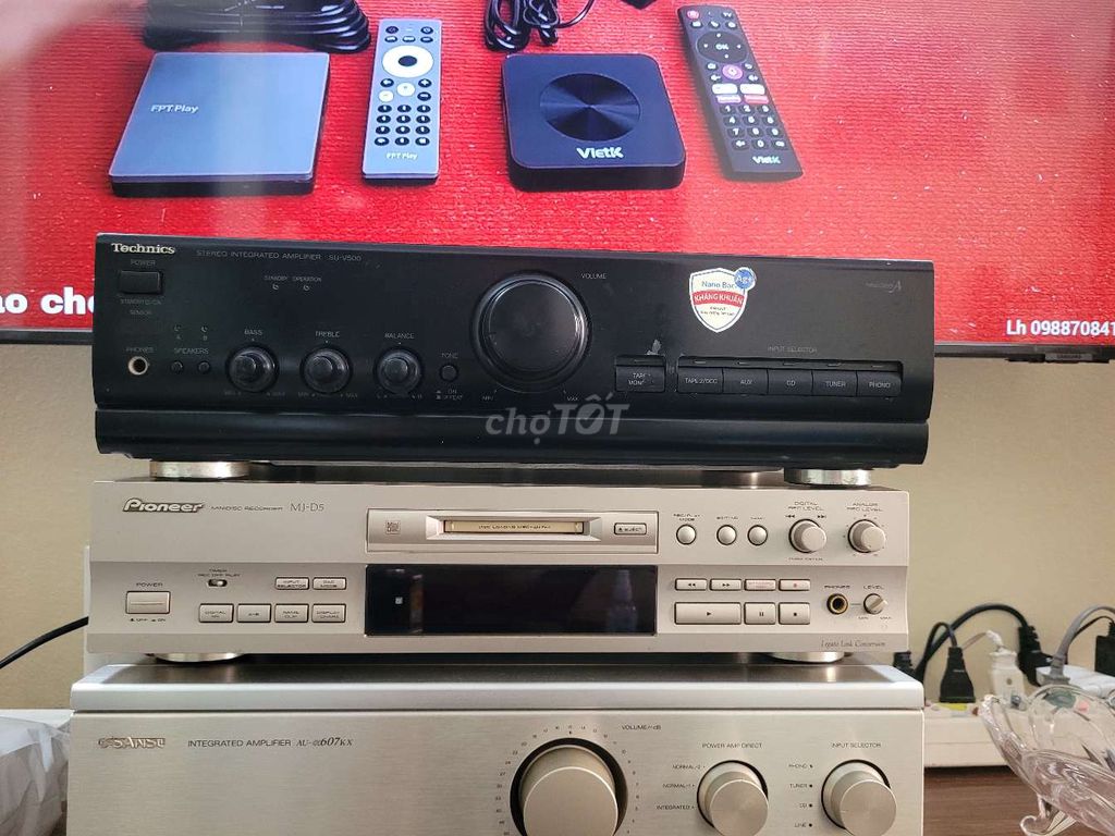 Amply Technics SU V500 Đen và vang California 666E. Mua bán Tivi, Âm thanh tại Quận Long Biên Hà Nội được đăng bởi Duy hình 1