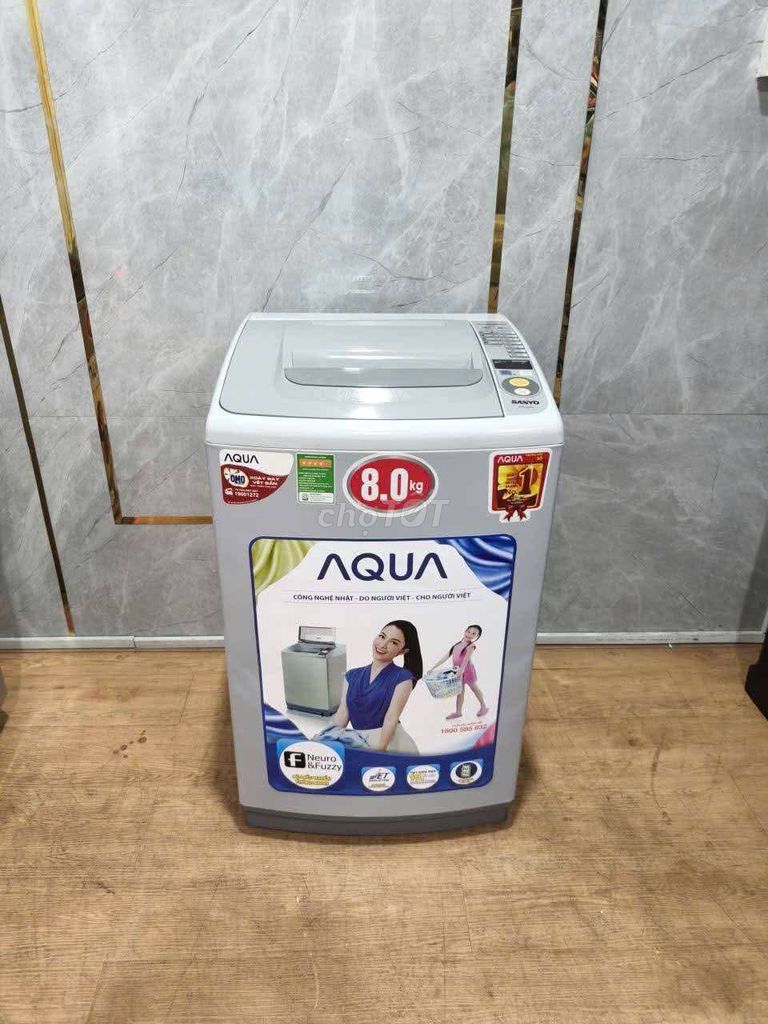 Máy giặt Aqua 8.0 kg zin giặc vắt êm tiết kiệm đ. Mua bán Máy giặt tại Huyện Bình Chánh Tp Hồ Chí Minh được đăng bởi Thùy Linh hình 1