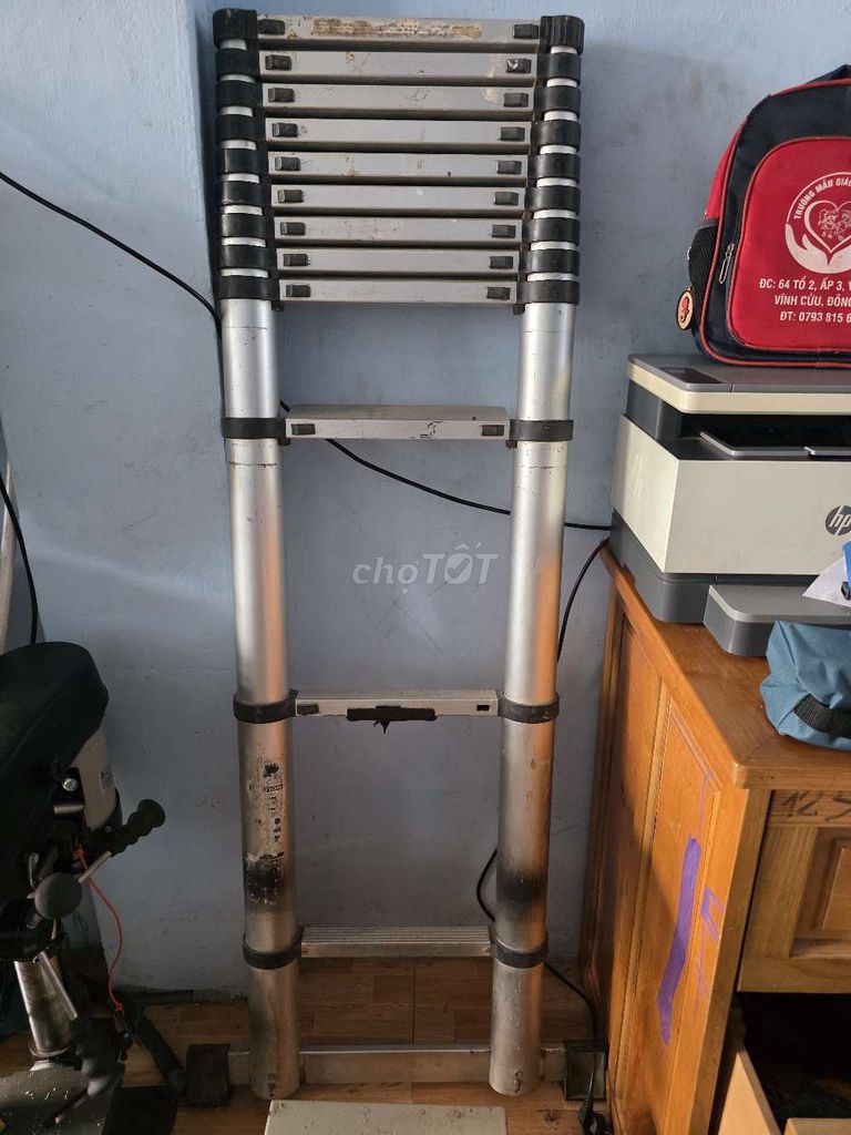 Thang rút nhôm 6m Bạc. Mua bán Nội thất, đồ gia dụng khác tại Huyện Vĩnh Cửu Đồng Nai được đăng bởi Lê Chí Bình hình 1