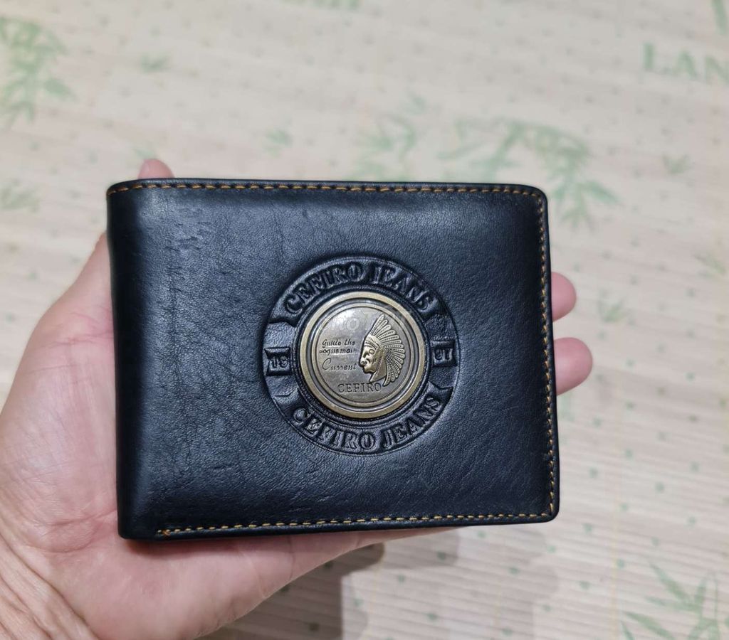 Ví nam da bò Mới 100% - Da thật màu đen chuẩn đét. Mua bán Túi xách tại Quận Gò Vấp Tp Hồ Chí Minh được đăng bởi Anh Ba  hàng hiệu tuyển online 2 hình 1