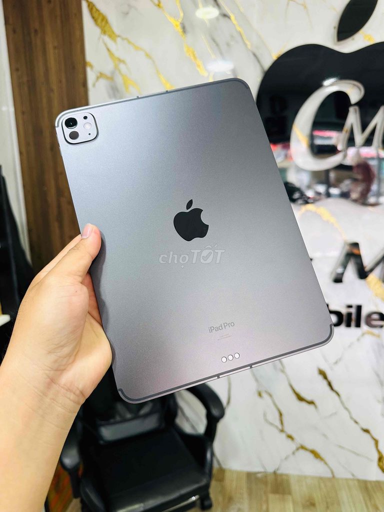 Apple iPad Pro 11 inch M4 256GB Xám LikeNew. Mua bán Máy tính bảng tại Thành phố Tây Ninh Tây Ninh được đăng bởi Công Minh Mobile hình 1