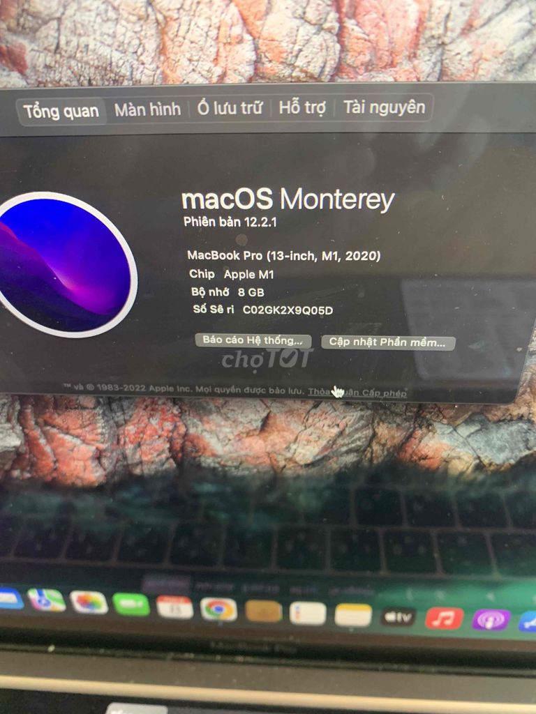 mình cần bán Macbook pro M1 màu grey. Mua bán Laptop tại Quận Cầu Giấy Hà Nội được đăng bởi Mr T hình 1