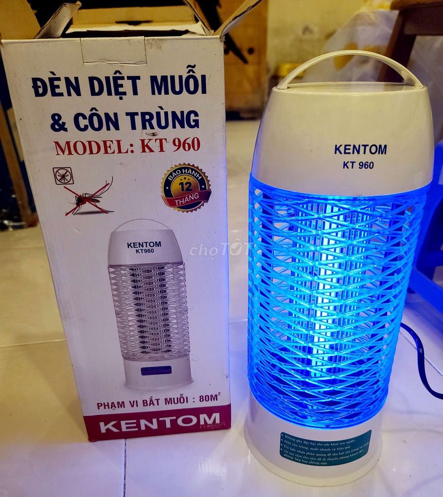 Đèn diệt muỗi Kentom KT-960 Trắng . Mua bán Đèn tại Quận Bình Thạnh Tp Hồ Chí Minh được đăng bởi Hữu Lộc hình 1