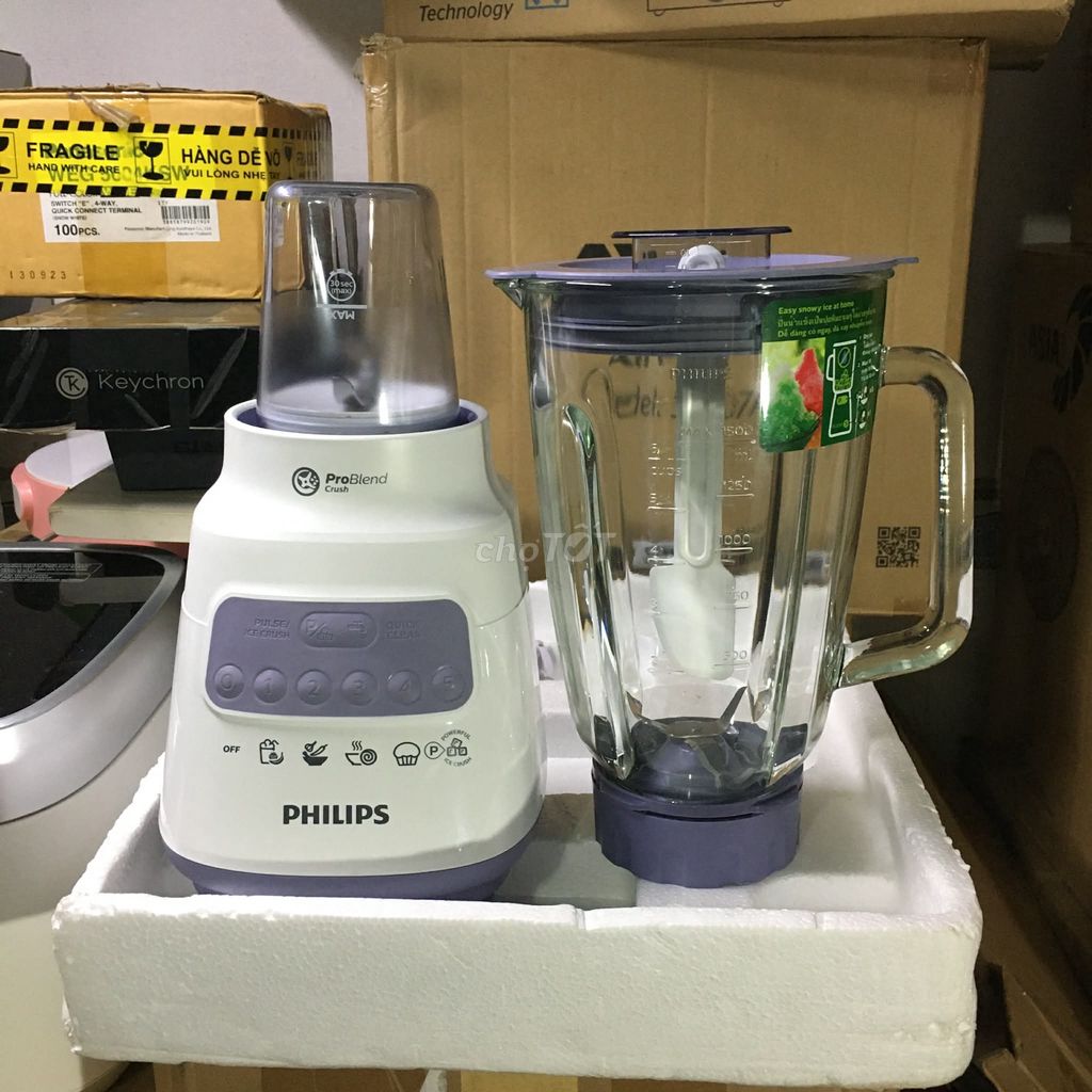Máy xay sinh tố Philips HR2222/00 cối Thủy Tinh. Mua bán Bếp, lò, đồ điện nhà bếp tại Thành phố Thủ Dầu Một Bình Dương được đăng bởi Nam339BinhDuong hình 1