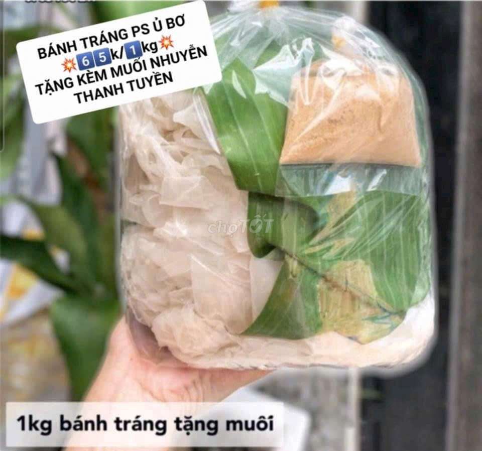 Bánh tráng phơi sương ủ bơ chỉ 65k 1bịch