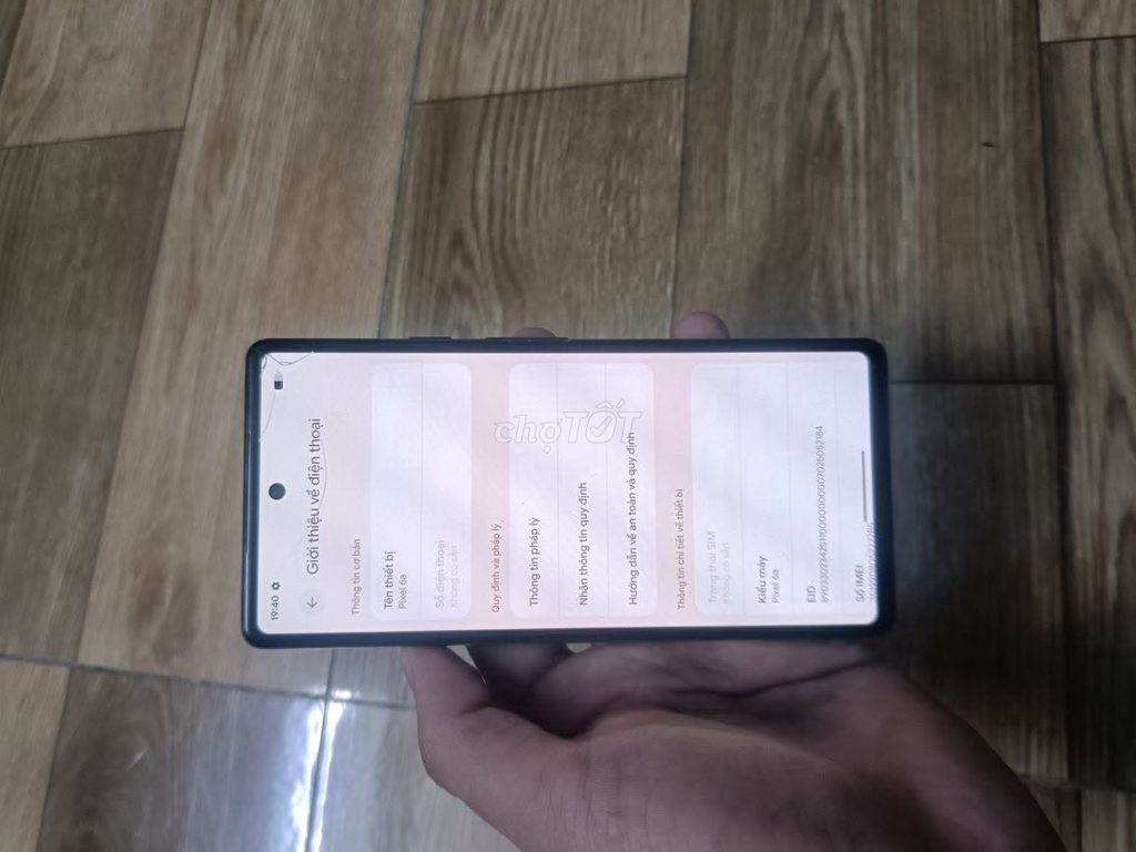 Google Pixel 6a 128GB Đen vỡ màn hình. Mua bán Điện thoại tại Quận 1 Tp Hồ Chí Minh được đăng bởi Hội Đồ Điện Tử hình 1