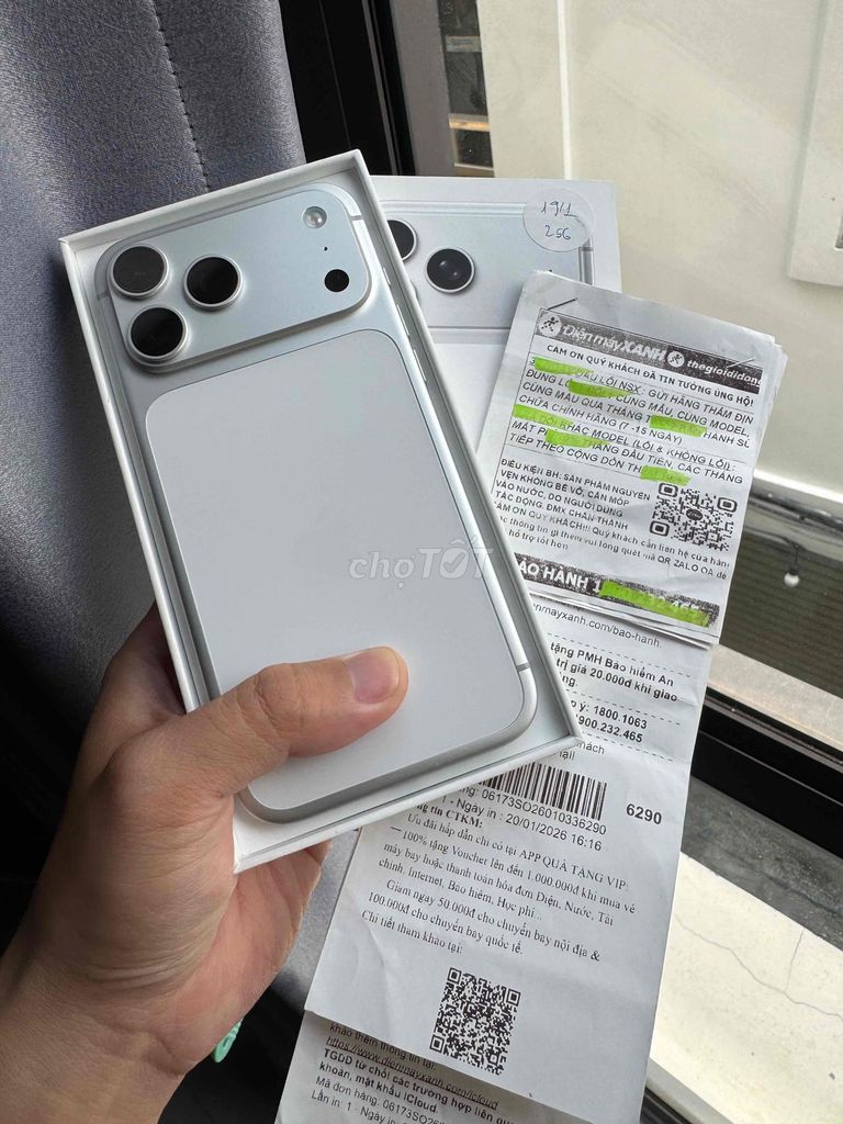 Apple 17 Pro Max 256GB Trắng. Mua bán Điện thoại tại Quận Lê Chân Hải Phòng được đăng bởi Lâm Lâm hình 1