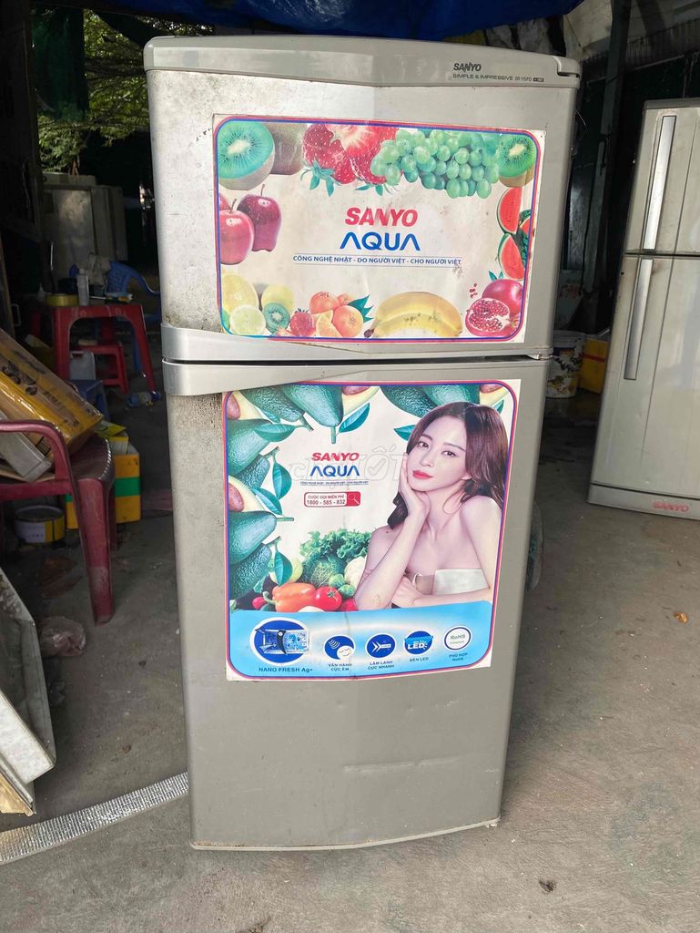 Tủ lạnh Sanyo 110L Xám Đã qua sử dụng. Mua bán Tủ lạnh tại Huyện Nhà Bè Tp Hồ Chí Minh được đăng bởi MuaBanDienLanh hình 1
