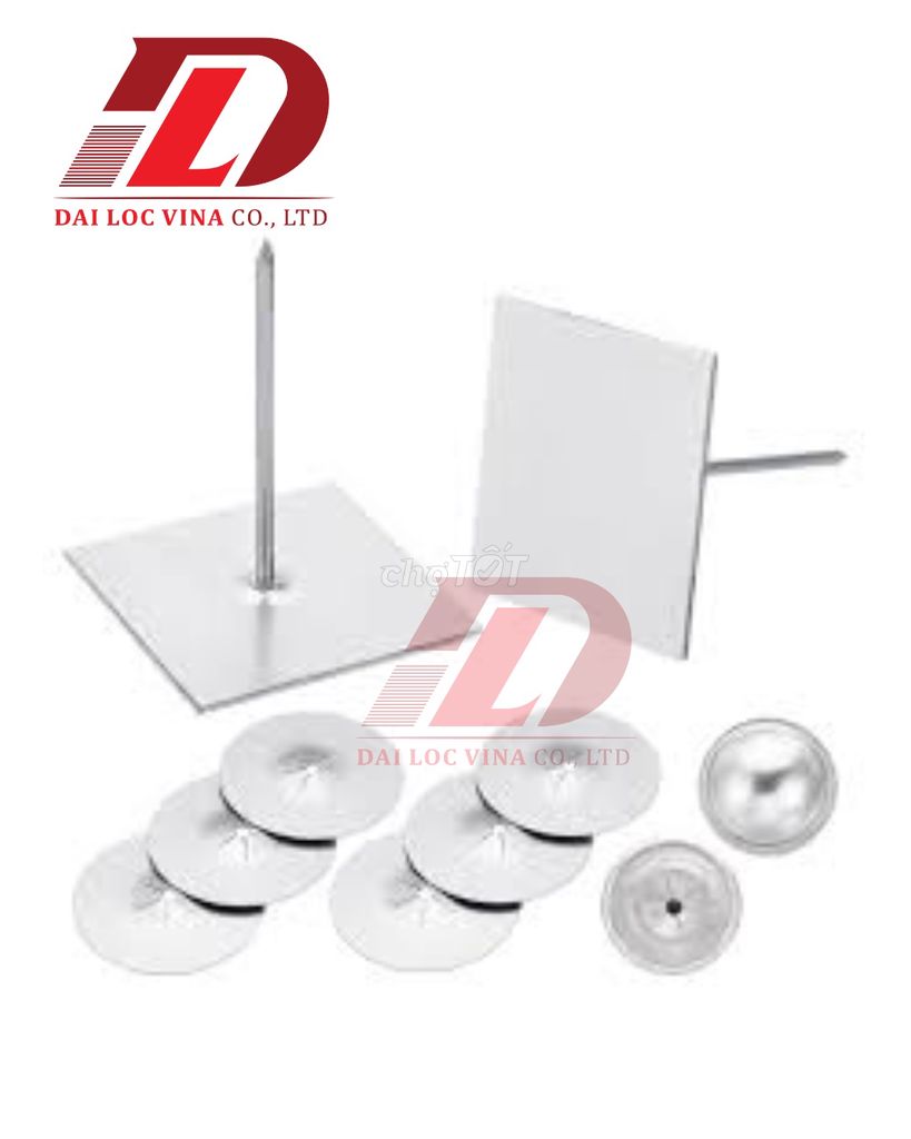 Đinh Dán Cách Nhiệt - Self Adhesive Pins. Mua bán Đồ chuyên dụng, Giống nuôi trồng tại Thành phố Vũng Tàu Bà Rịa - Vũng Tàu được đăng bởi DAI LOC VINA (DAI LOC VINA CO., LTD) hình 1