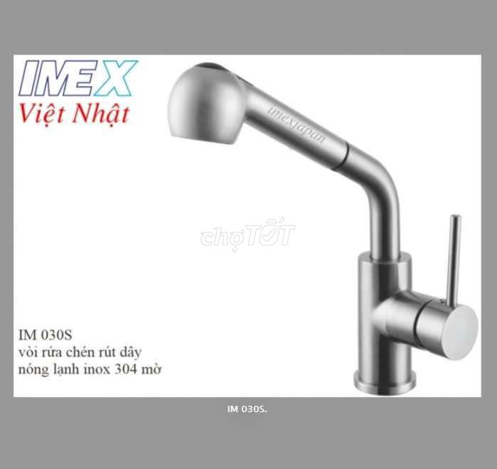 Vòi rửa chén Imex Việt Nhật IM030S Inox 304 Bạc mờ. Mua bán Dụng cụ nhà bếp tại Huyện Nhà Bè Tp Hồ Chí Minh được đăng bởi Imex việt Nhật  hình 1
