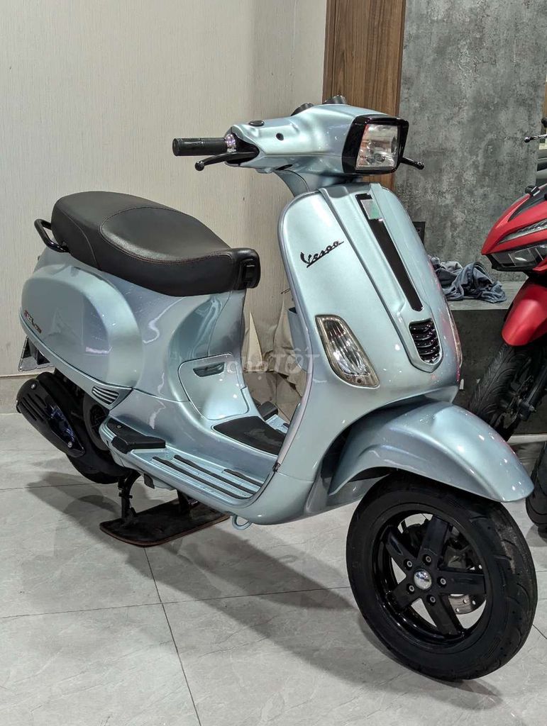 Piaggio Vespa S125 3Vie 2014 голубой лед