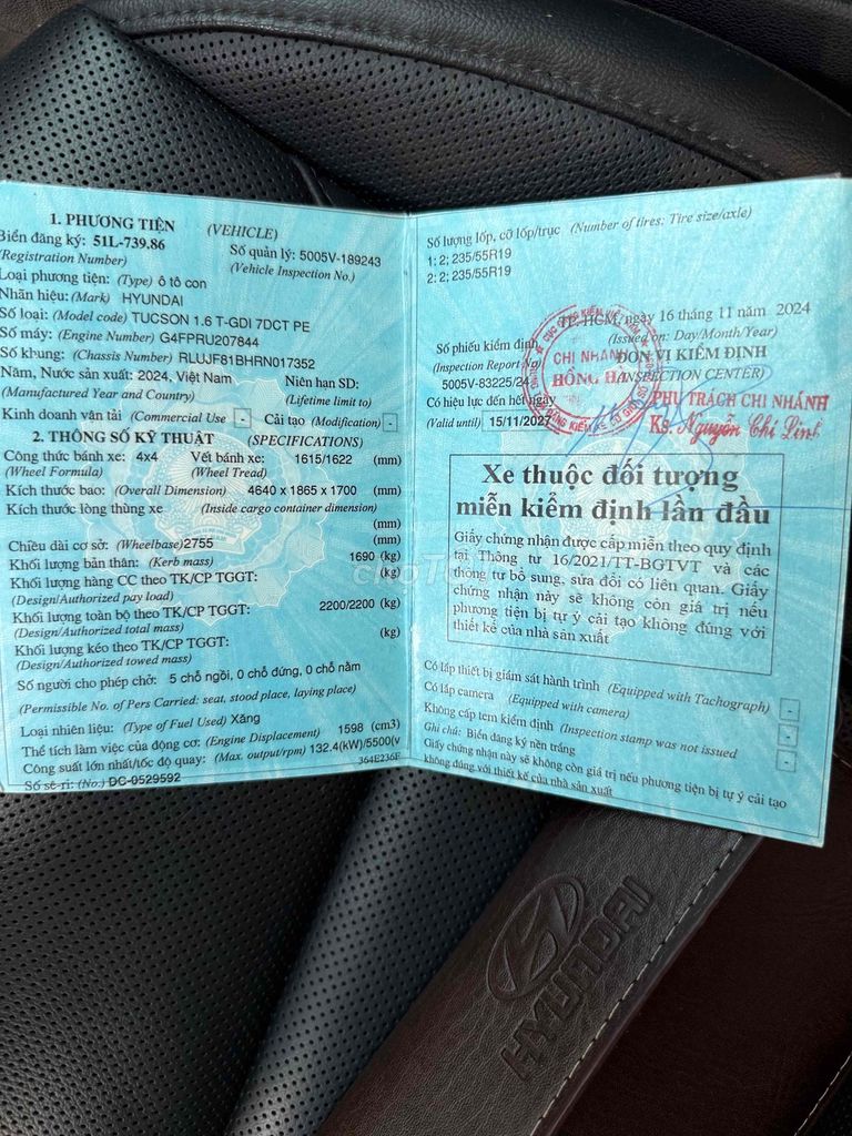 Hyundai Tucson 2025 Trắng 25000 km. Mua bán Ô tô tại Quận Bình Thạnh Tp Hồ Chí Minh được đăng bởi Phi Trần hình 12