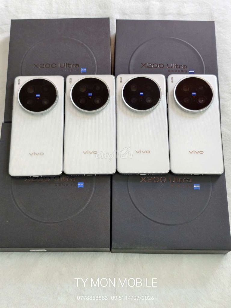 Vivo X200 Ultra 5G 512GB Trắng 99%. Mua bán Điện thoại tại Quận 5 Tp Hồ Chí Minh được đăng bởi TY  MON MOBILE hình 1