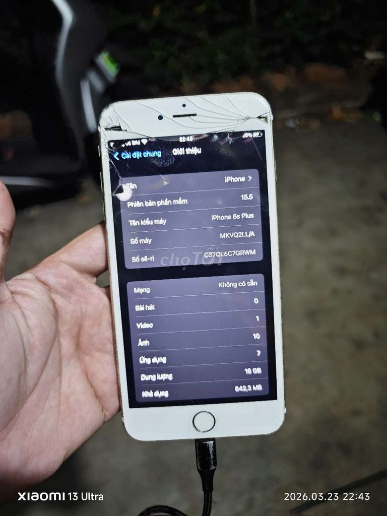 Apple iPhone 6s Plus 16GB Vàng. Mua bán Điện thoại tại Thành phố Buôn Ma Thuột Đắk Lắk được đăng bởi Thang Pham hình 1