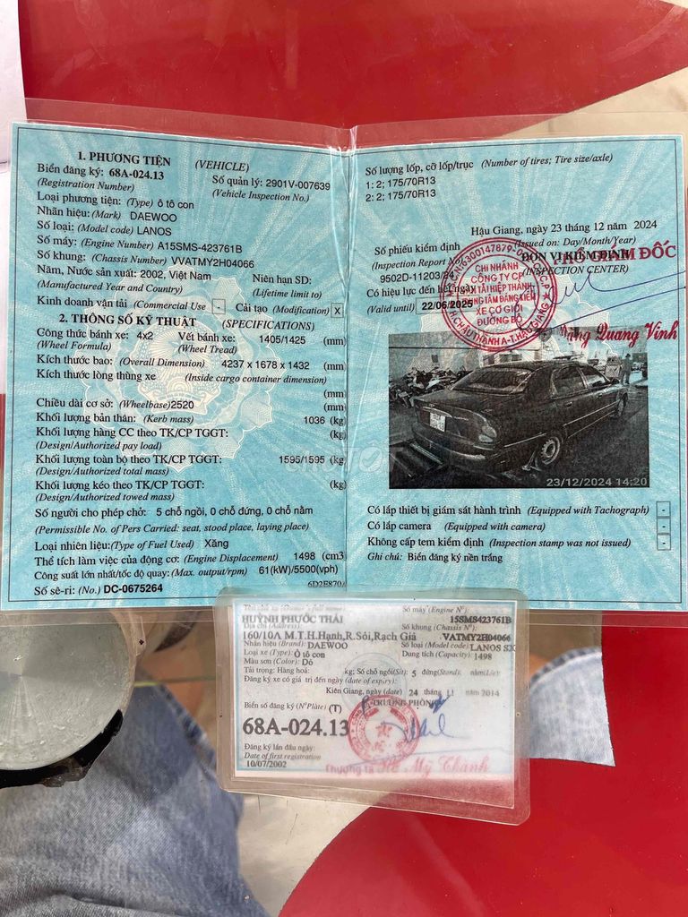 Daewoo Lanos 2002 1.6 - 150000 km. Mua bán Ô tô tại Quận Ninh Kiều Cần Thơ được đăng bởi nguyen van tai hình 10