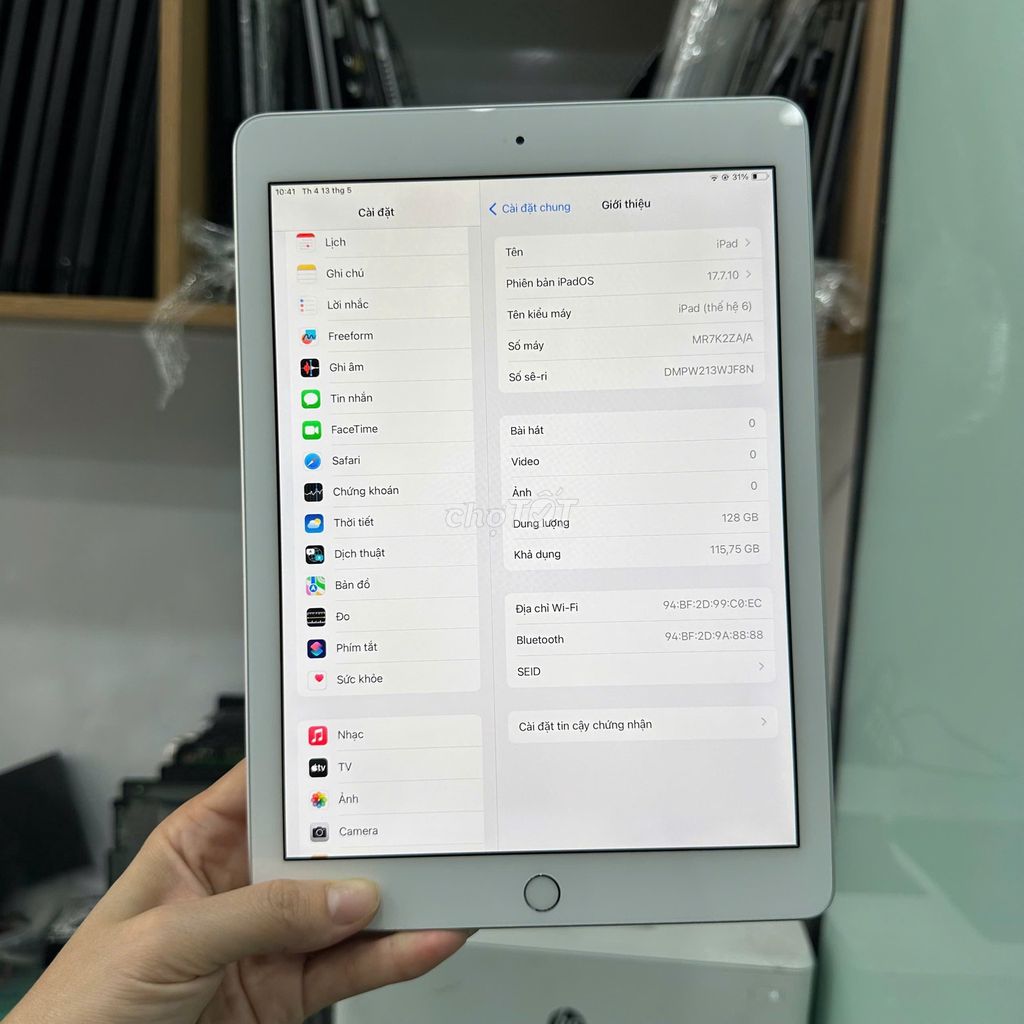 iPad Gen 6 128GB Bạc 2tr8/máy. Mua bán Máy tính bảng tại Quận Tân Bình Tp Hồ Chí Minh được đăng bởi Nguyễn thế duy hình 1