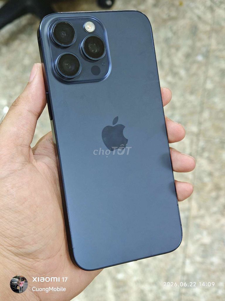 15prm-256gb VN xanh zin. Mua bán Điện thoại tại Thành phố Mỹ Tho Tiền Giang được đăng bởi Văn Cường hình 1