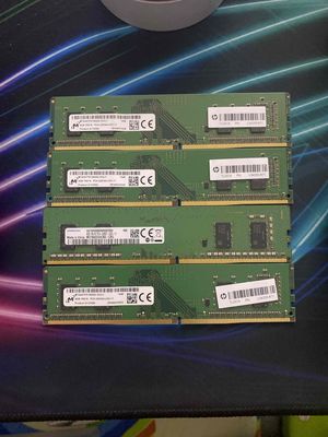 RAM máy tính-PC DDR4/4GB Bus 2400-3200. Mua bán Linh kiện (RAM, Card...) tại Quận 7 Tp Hồ Chí Minh được đăng bởi COMPUTER NIII