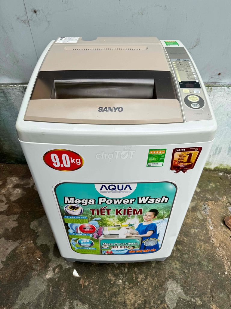 máy giặt sanyo 9kg sài êm ,hoạt động tốt❤️