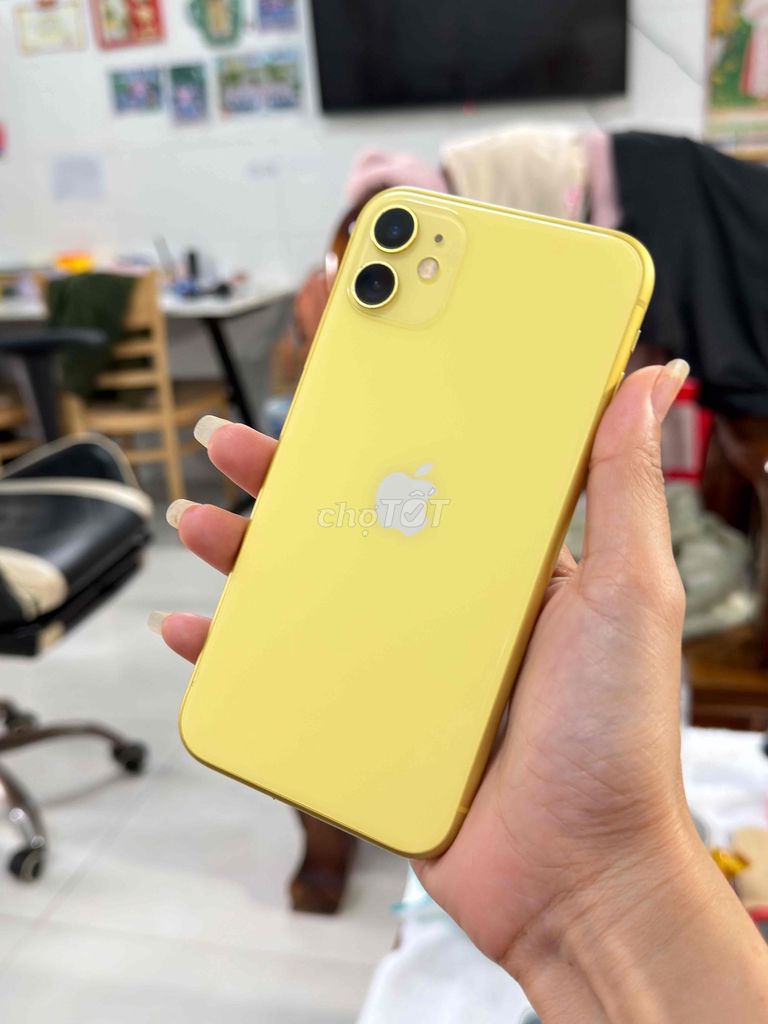 Apple iPhone 11 64GB Vàng 90%. Mua bán Điện thoại tại Thành phố Biên Hòa Đồng Nai được đăng bởi Huỳnh  hình 1