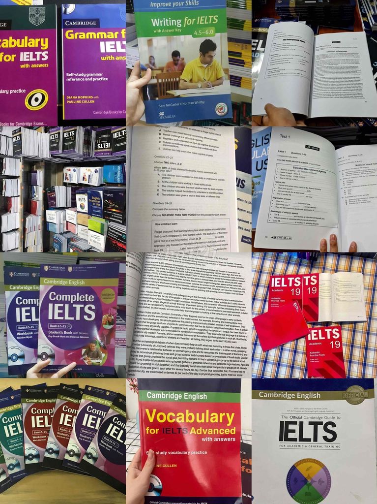 Sách luyện thi IELTS Tiếng Anh. Mua bán Sách tại Thành phố Long Xuyên An Giang được đăng bởi Vương Phạm Thanh Thanh hình 1