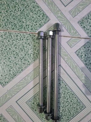 Cốt niok Wave @110 Kim loại Bạc