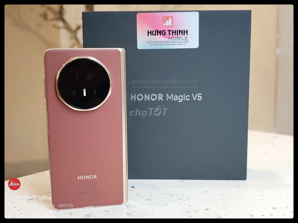 Honor Magic V5 512GB hàng chính hãng FPT full box. Mua bán Điện thoại tại Quận Hoàng Mai Hà Nội được đăng bởi mobilehungthinh hình 1