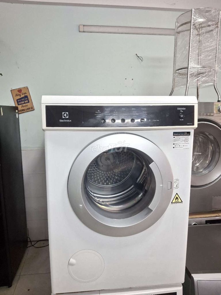 Máy sấy quần áo Electrolux Trắng Sấy khô nhanh. Mua bán Máy giặt tại Quận 8 Tp Hồ Chí Minh được đăng bởi  Thành điện lạnh hình 1
