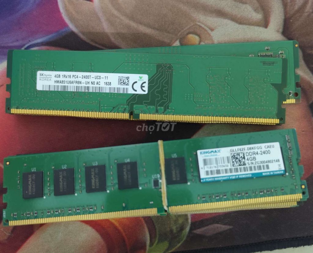 RAM 4GB DDR4 2400MHz Đã sử dụng. Mua bán Linh kiện (RAM, Card...) tại Thành phố Bạc Liêu Bạc Liêu được đăng bởi LẦU BẠC LIÊU hình 1
