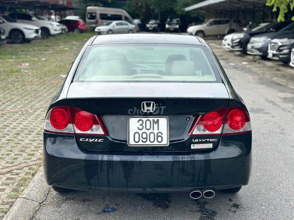 Honda Civic Sx 2008 1.8AT Đen 1 Chủ 80000km Zin. Mua bán Ô tô tại Quận Cầu Giấy Hà Nội được đăng bởi Vũ Kiên hình 6
