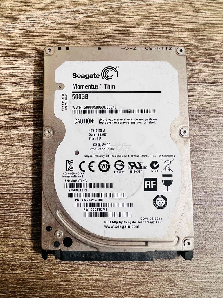 Ổ cứng Hdd Seagate laptop Dell 500Gb