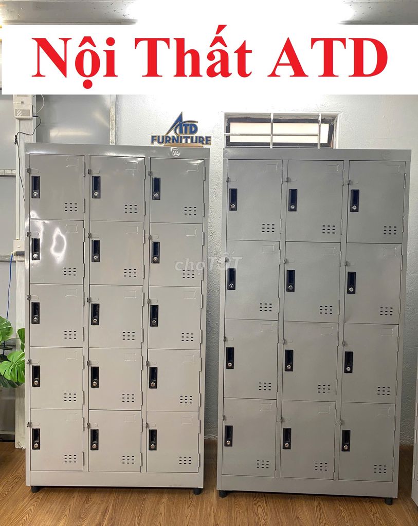 Tủ locker Nội Thất ATD sắt xám. Mua bán Tủ, kệ gia đình tại Quận 10 Tp Hồ Chí Minh được đăng bởi Nội Thất ATD giá rẻ hình 1