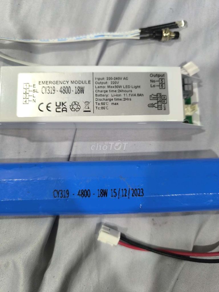 Bộ nguồn khẩn cấp cho đèn sự cố, luư điện đến 120p