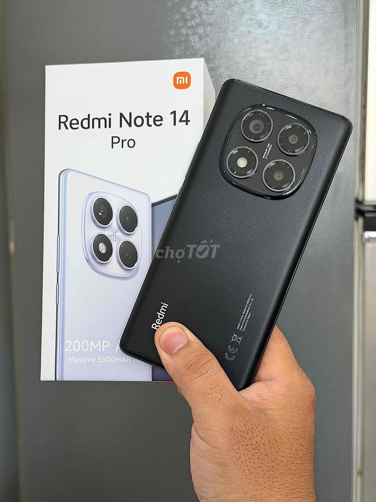 Xiaomi Redmi Note 14 Pro 8GB/256GB Đen 99% VN. Mua bán Điện thoại tại Quận Ninh Kiều Cần Thơ được đăng bởi Cầm Đồ Tấn Lợi hình 1