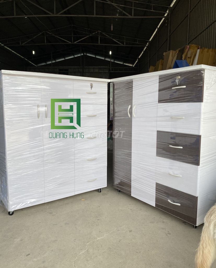 Tủ quần áo Nhựa Đài Loan Trắng phối nâu. Mua bán Tủ, kệ gia đình tại Thành phố Thủ Đức Tp Hồ Chí Minh được đăng bởi Nội Thất Quang Hùng TD hình 1