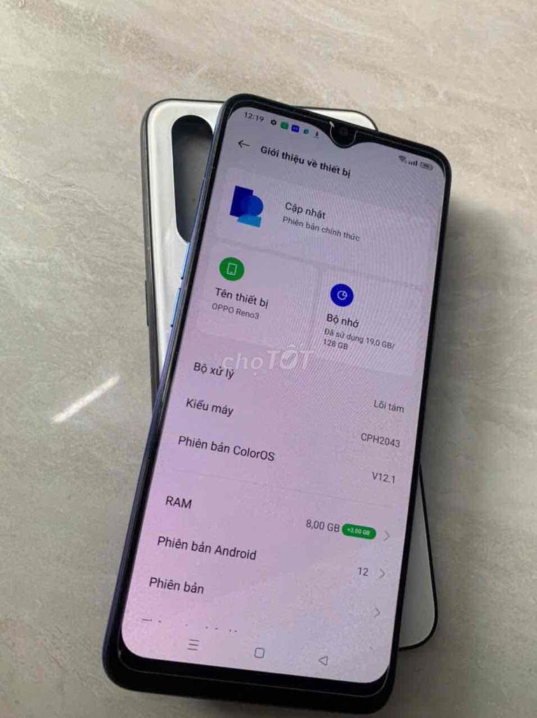 Oppo Reno3  máy màn linh kiện xài full Ko bớt