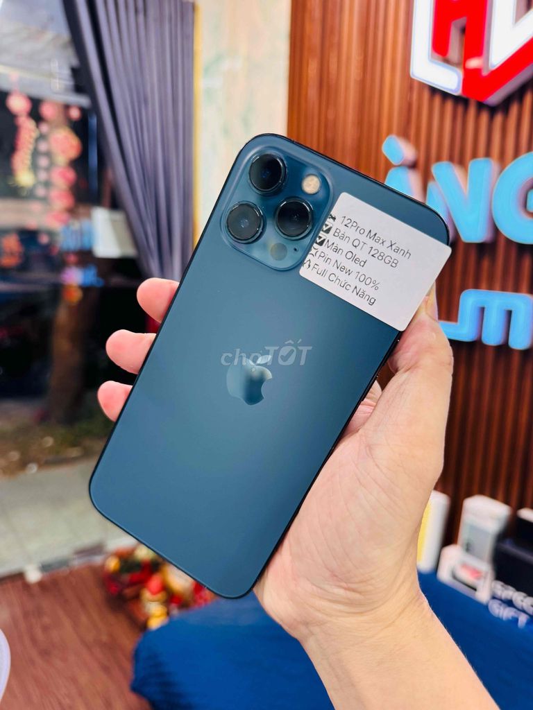 🍎 IPHONE 12 Pro Max  / QT  128G. Mua bán Điện thoại tại Thành phố Huế Thừa Thiên Huế được đăng bởi Hoàng Lộc Smartphone  hình 1