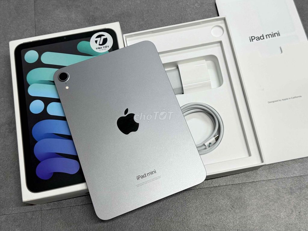 ipad Mini 7 128G Gray Fullbox VN 2/2027 pin 100%. Mua bán Máy tính bảng tại Quận 10 Tp Hồ Chí Minh được đăng bởi Táo Tốt Apple  hình 1
